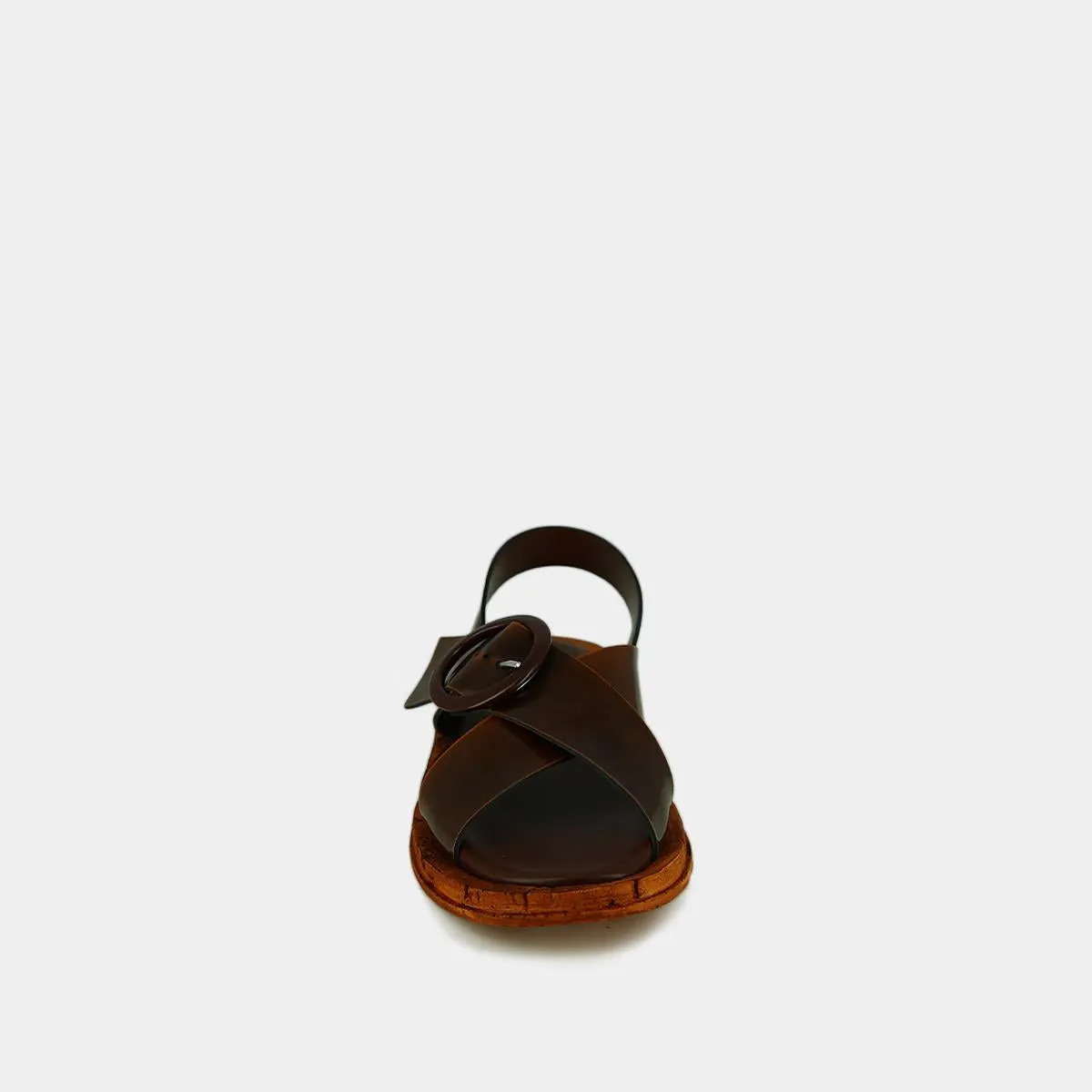 587- Eulalie Cuir Glace Cognac