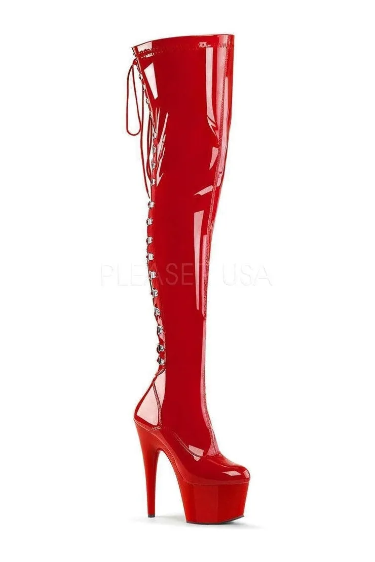 ADORE-3063 Platform Boot  | Red Patent