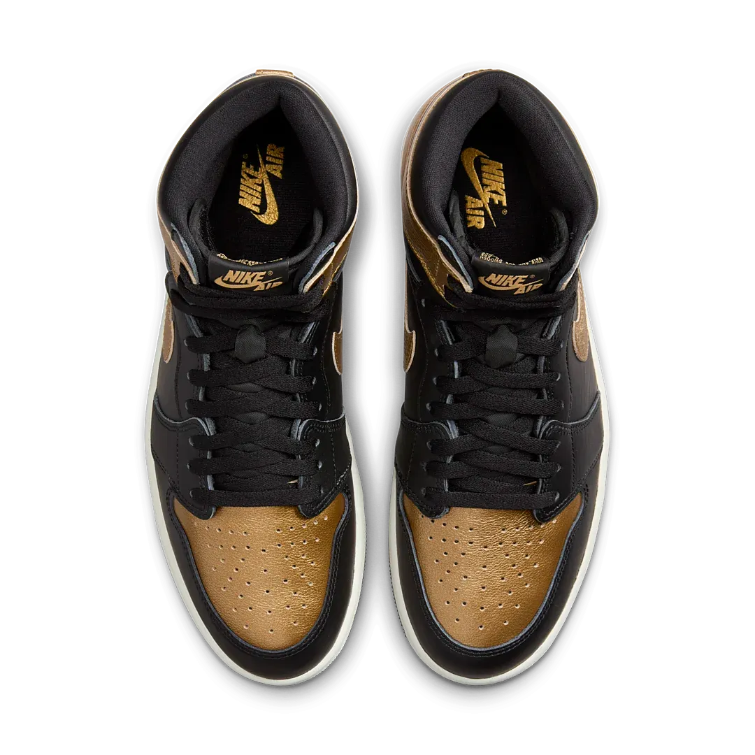 Air Jordan 1 Retro High OG Black Metallic Gold