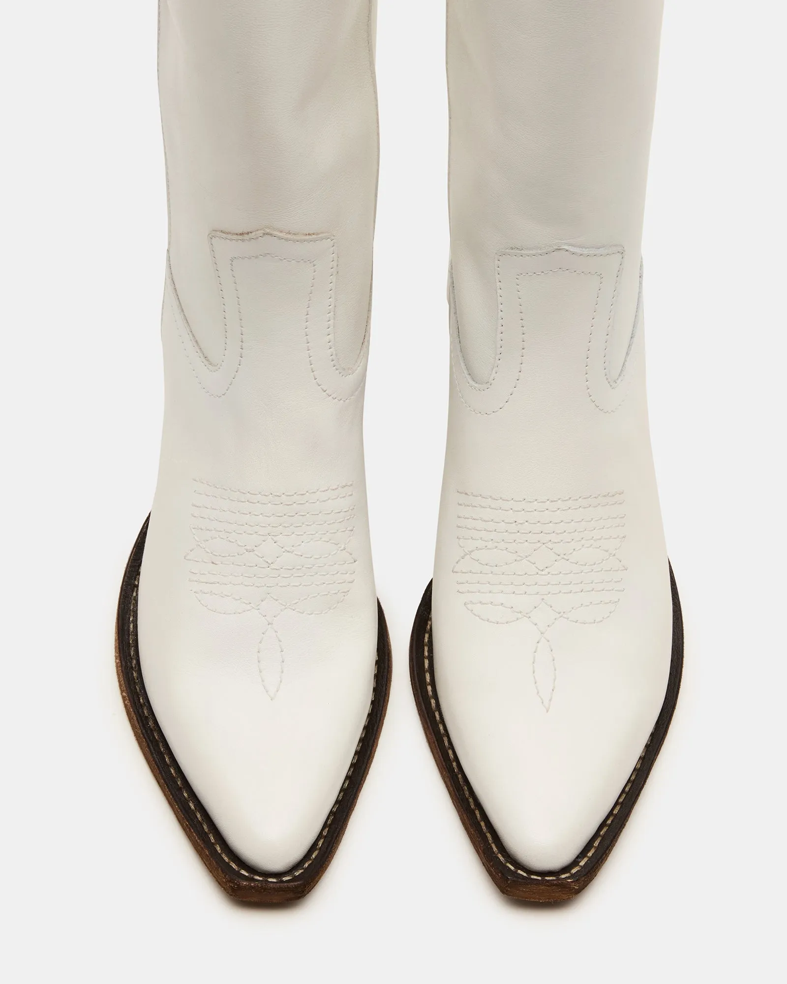 ALBANY WHITE LEATHER