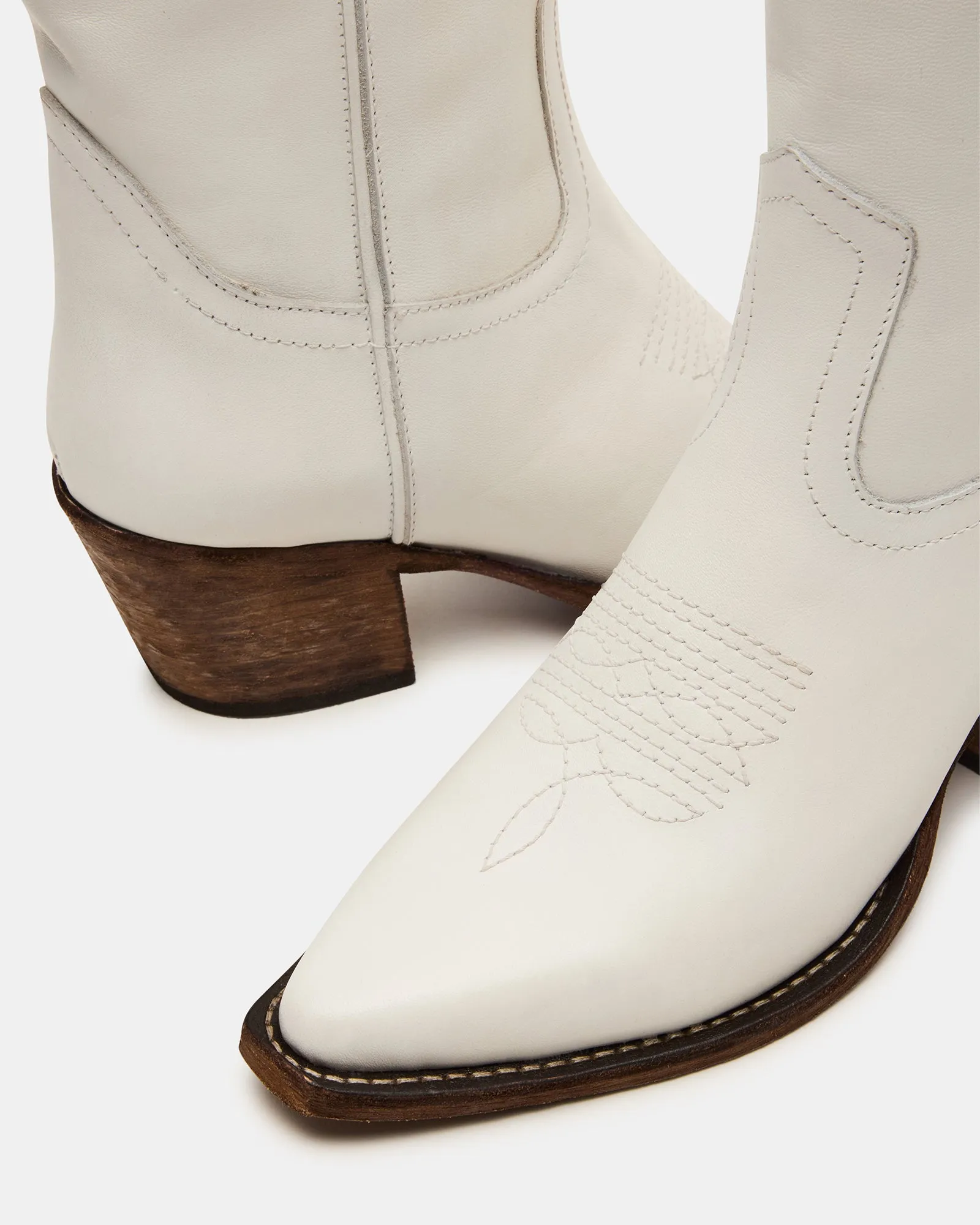 ALBANY WHITE LEATHER