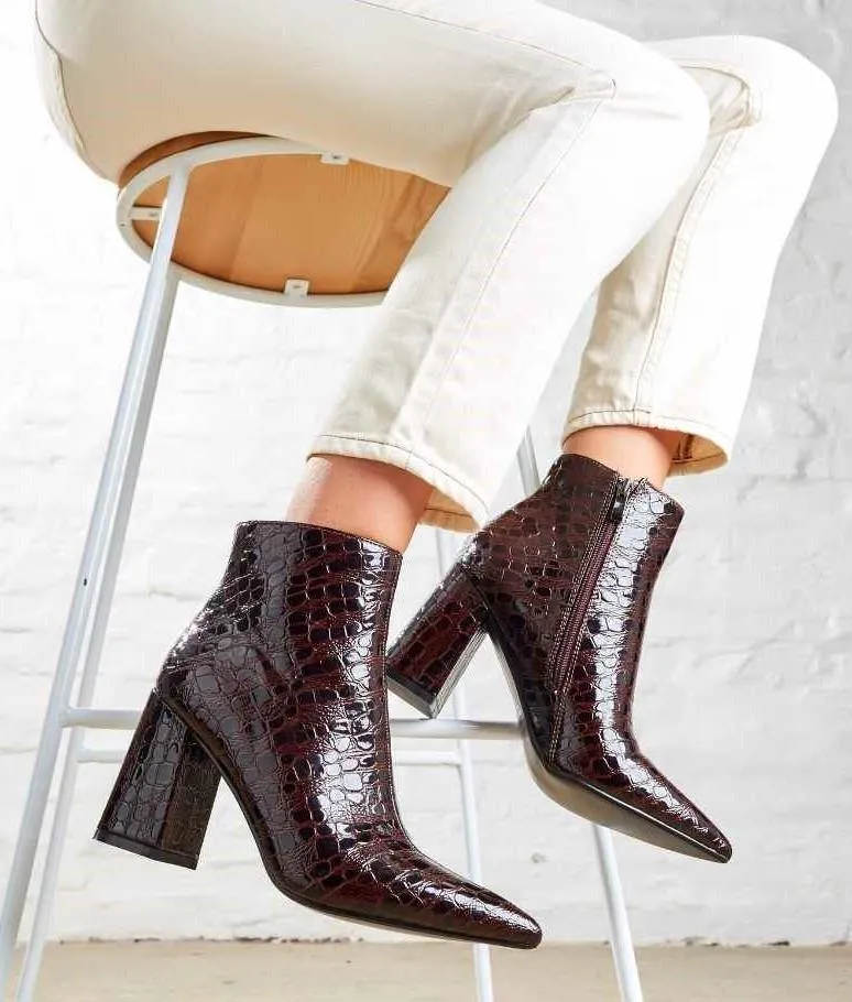 Alloy Chocolate Croc *FINAL SALE*