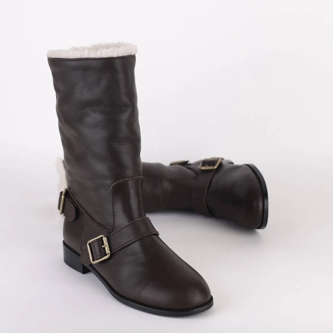 ASNOW - faux fur boots