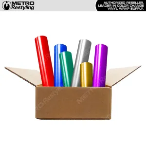 Assorted Hexis Chrome Vinyl Wraps | BLOWOUT STOCK | (122 sq ft) | 163249