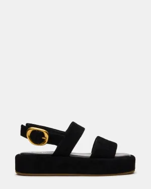 BARONI BLACK SUEDE