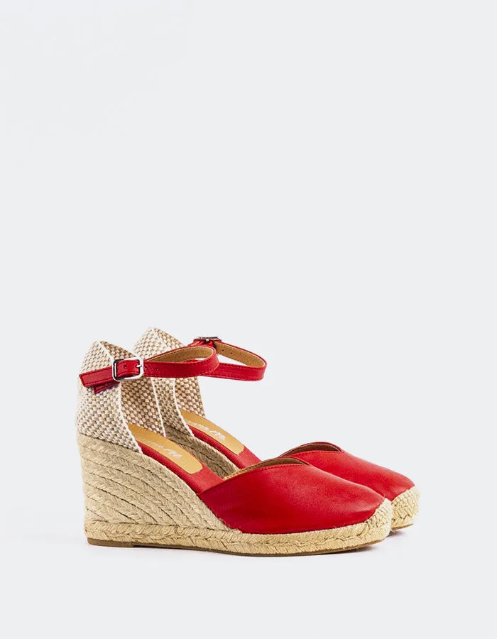 Beatrice Red Leather