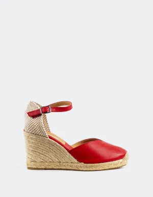 Beatrice Red Leather