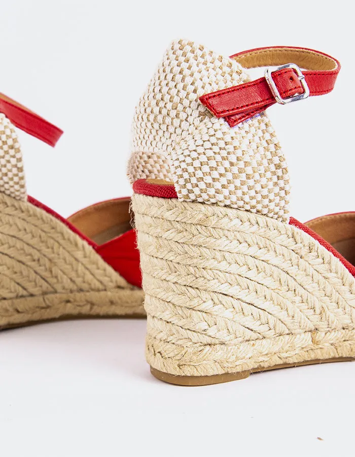 Beatrice Red Leather