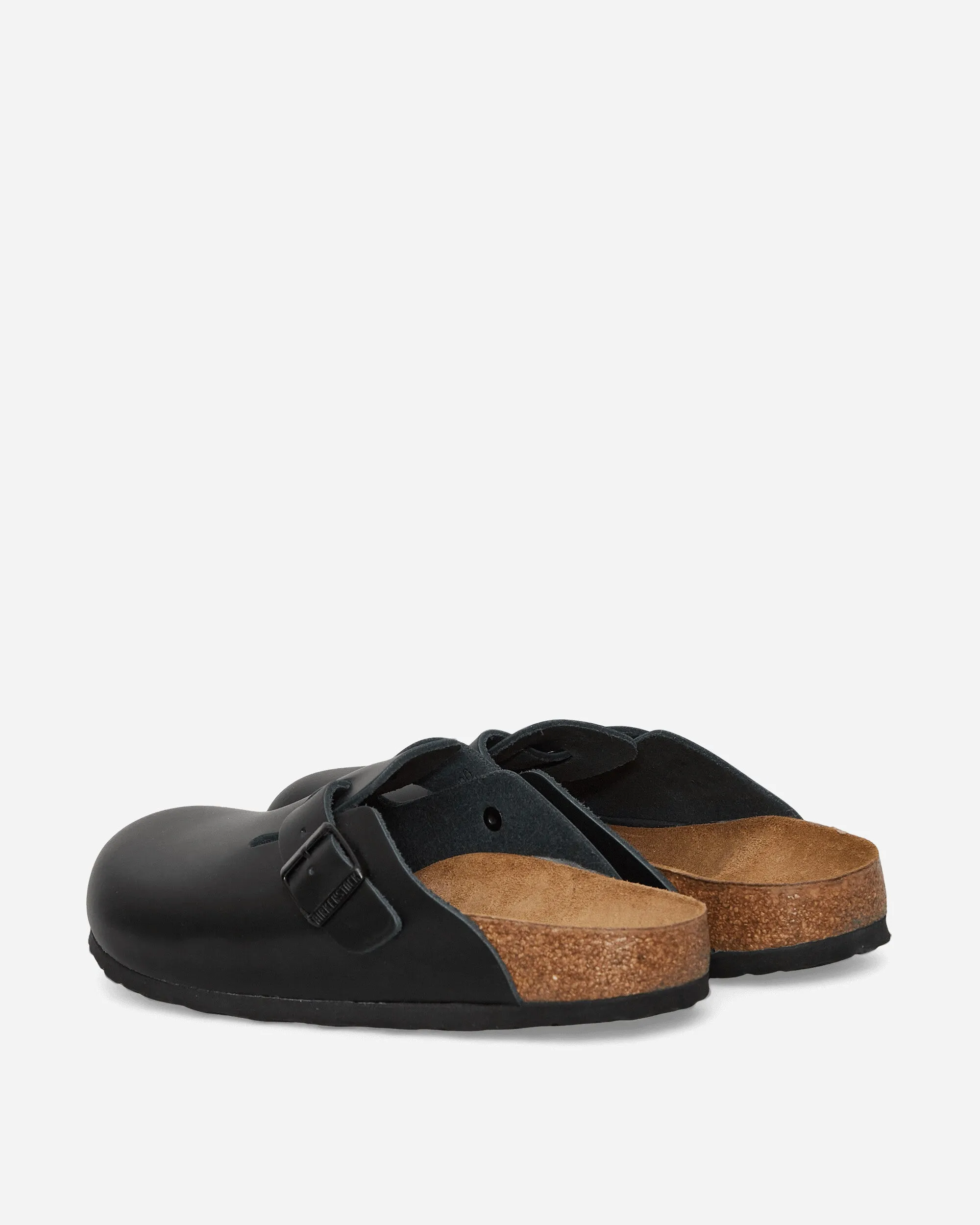 Boston Natural Leather Sandals Black
