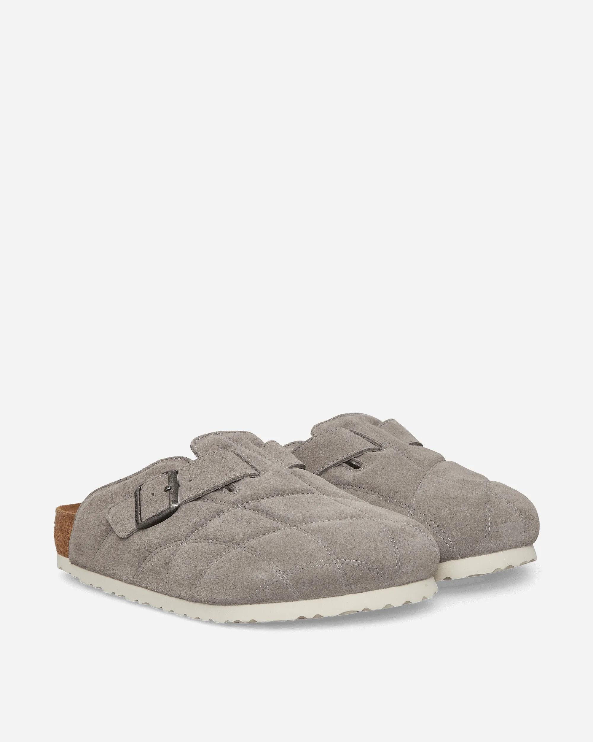 Boston Quilted Sandals Stone Coin