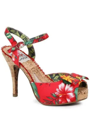 BP412-LENI | RED Faux Leather