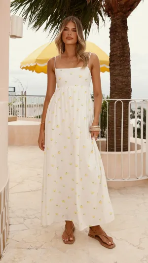 Bronnie Maxi Dress - Limone