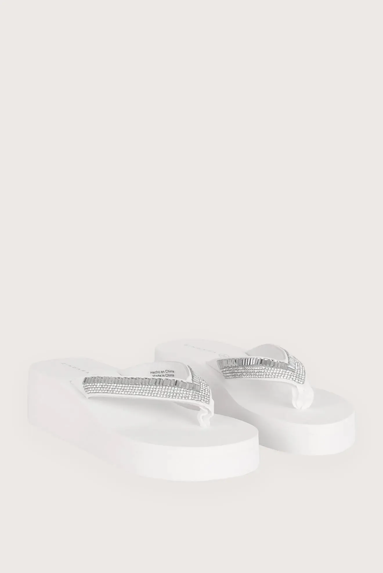 Carlota High White Sandals