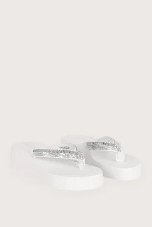 Carlota High White Sandals