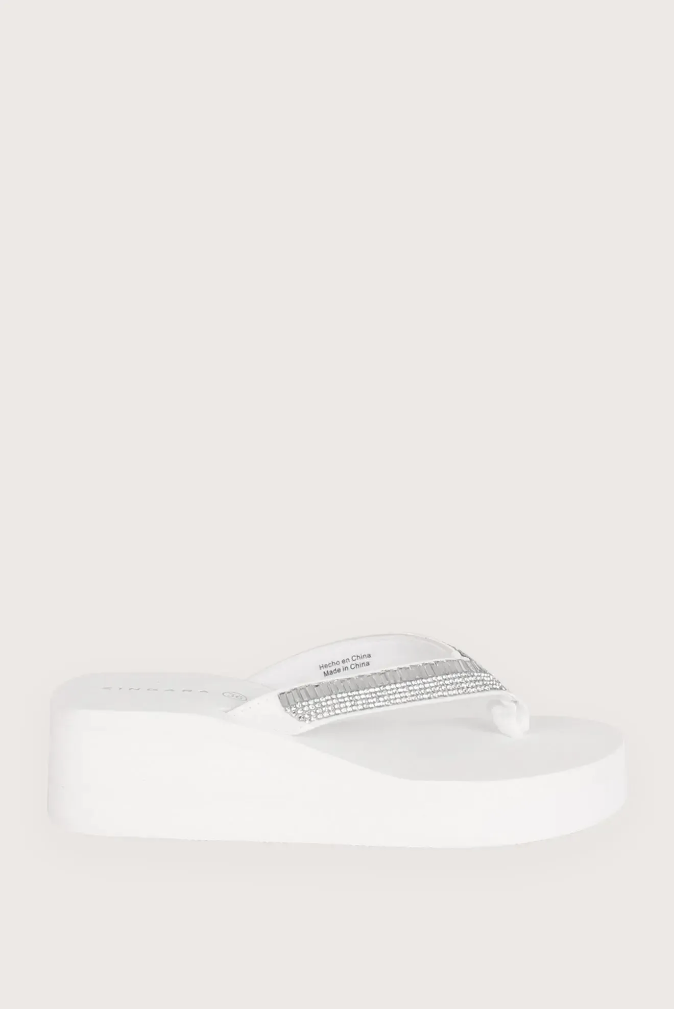 Carlota High White Sandals