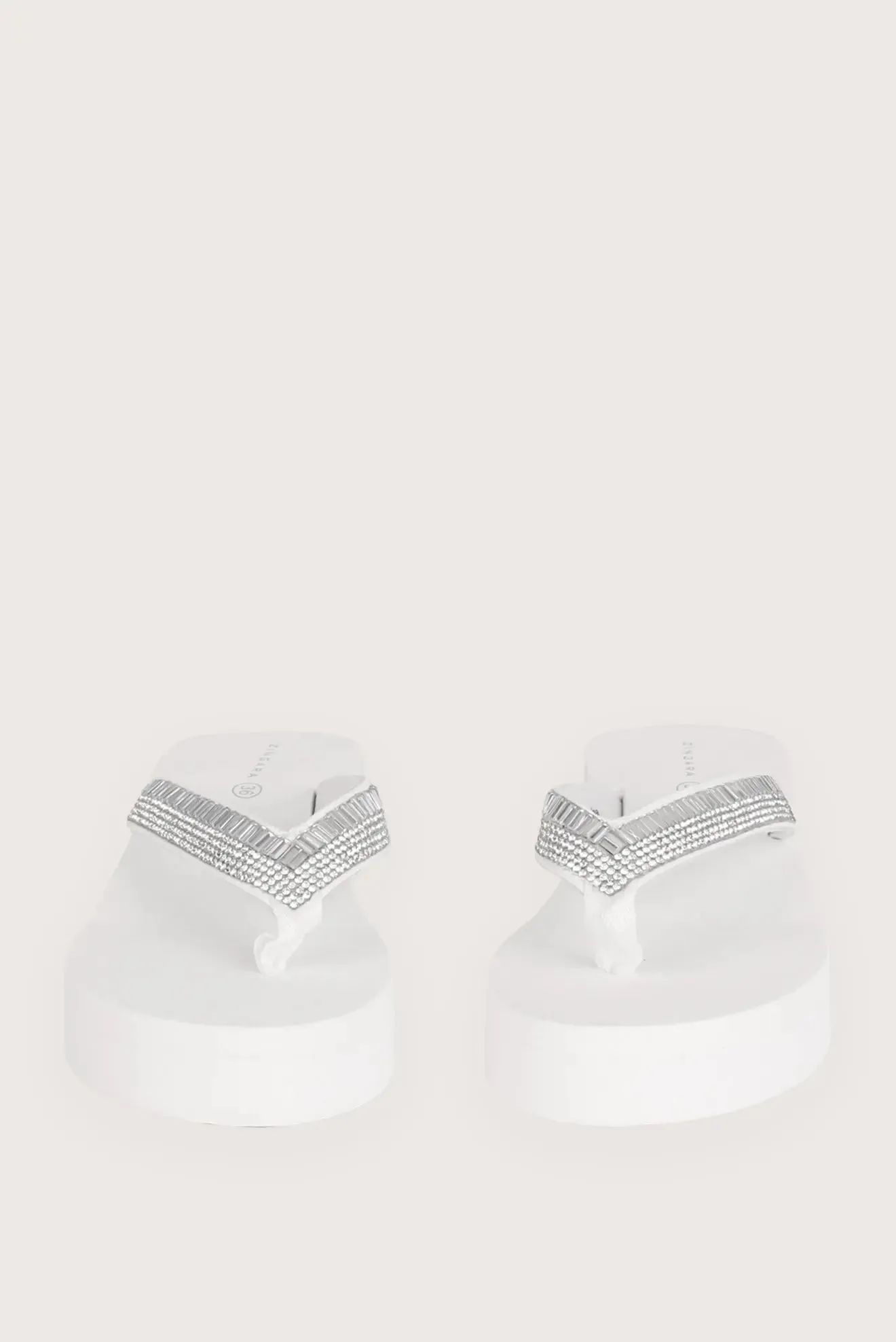 Carlota High White Sandals