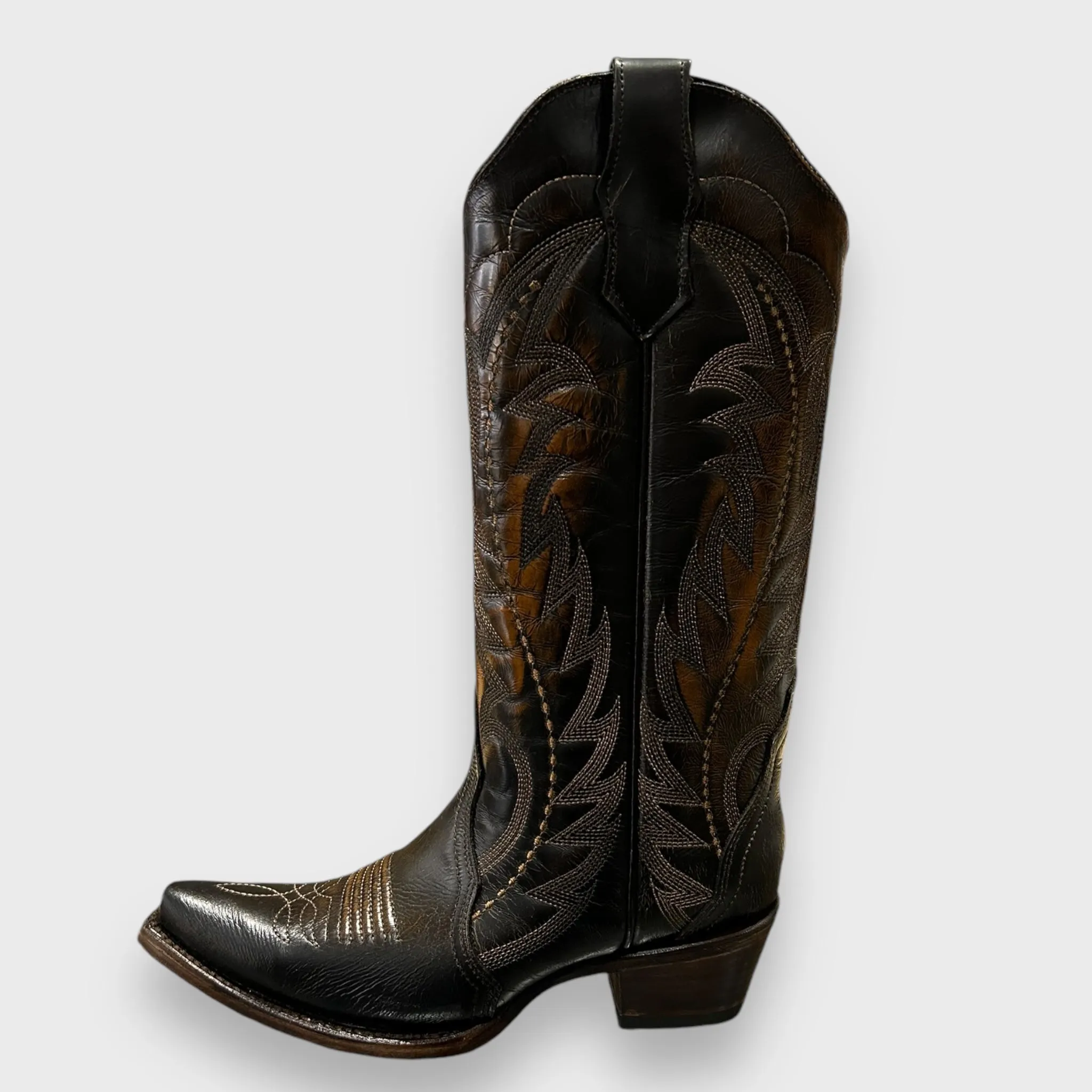 Circle G by Corral Ladies Western Boots in Triad Multitoned Brown L5872