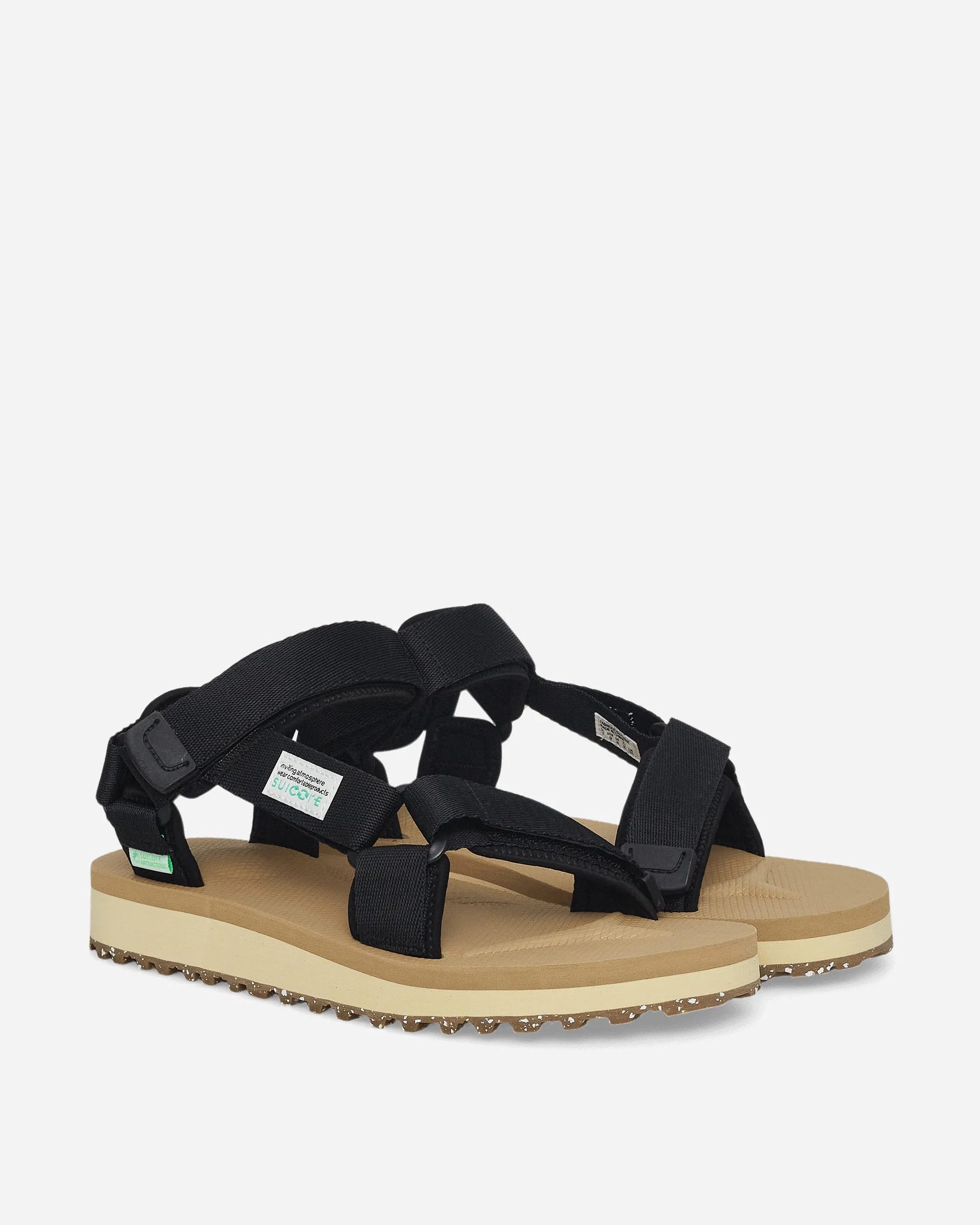 DEPA-2Cab-ECO Sandals Black