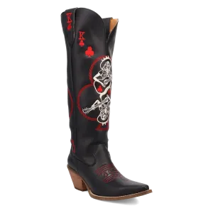 Dingo King of Clubs - Women's Leather Cowgirl Boots