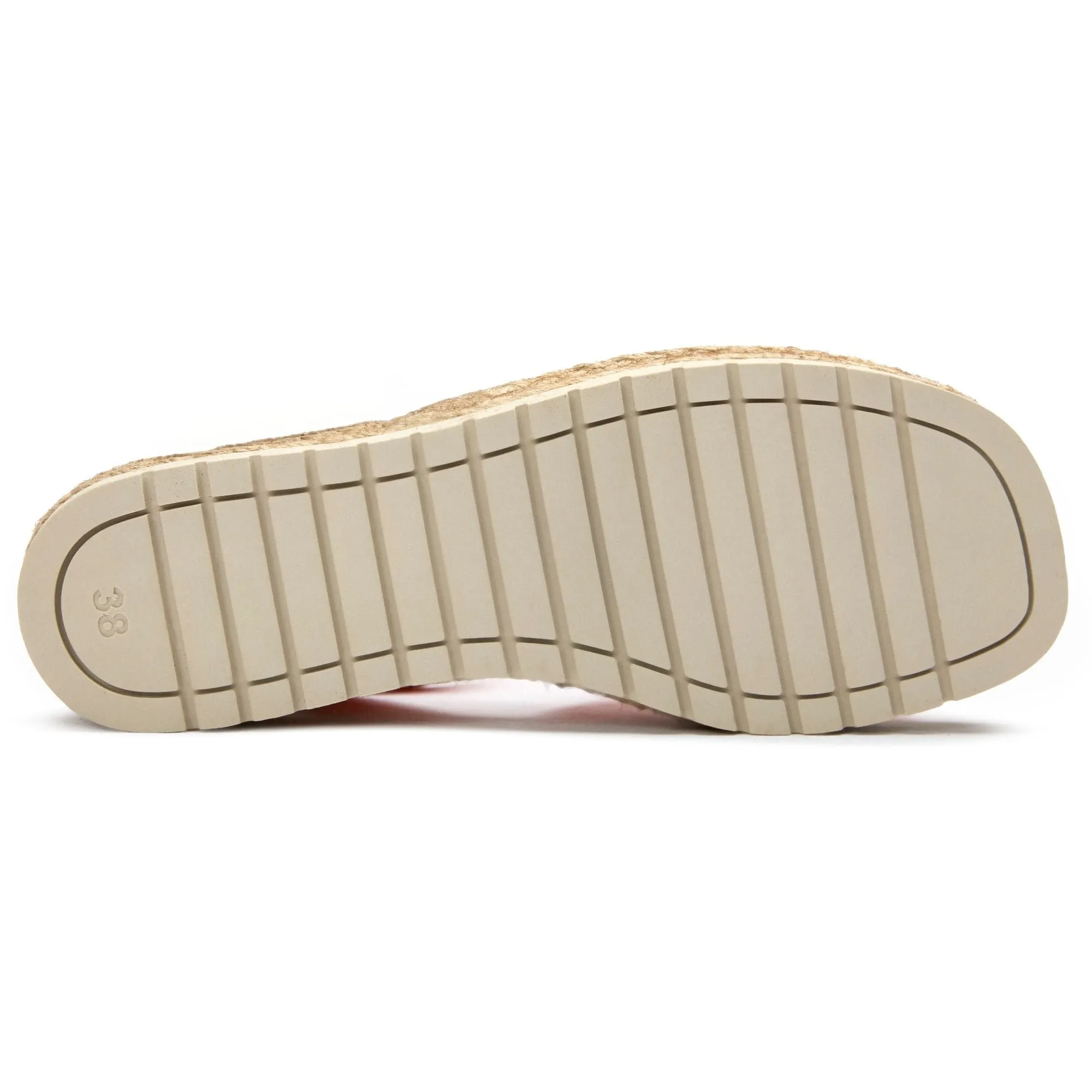 Dragon Women's Vegan Suede Espadrille Sandals | Orange