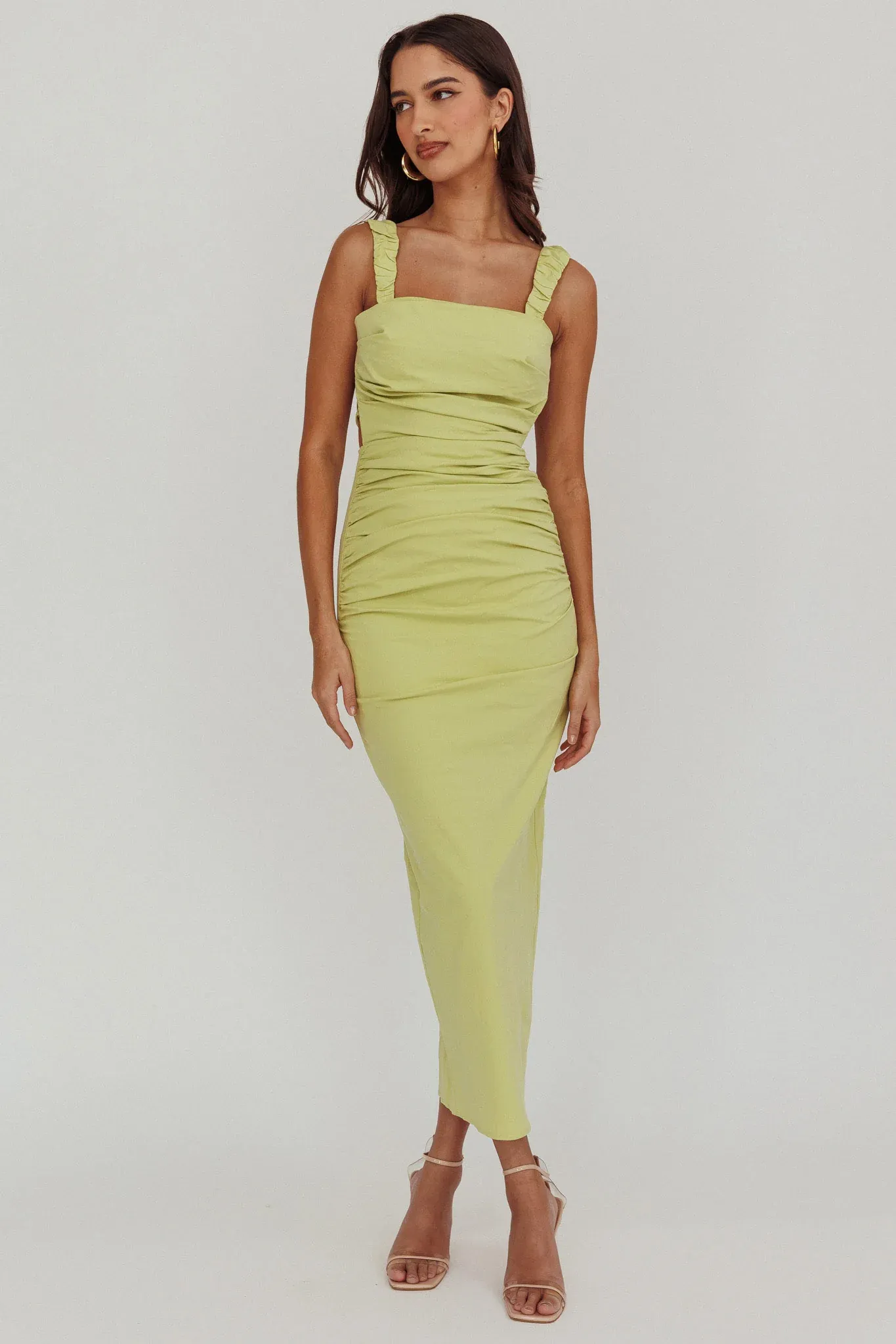 Dream Crush Lace-Up Back Maxi Dress