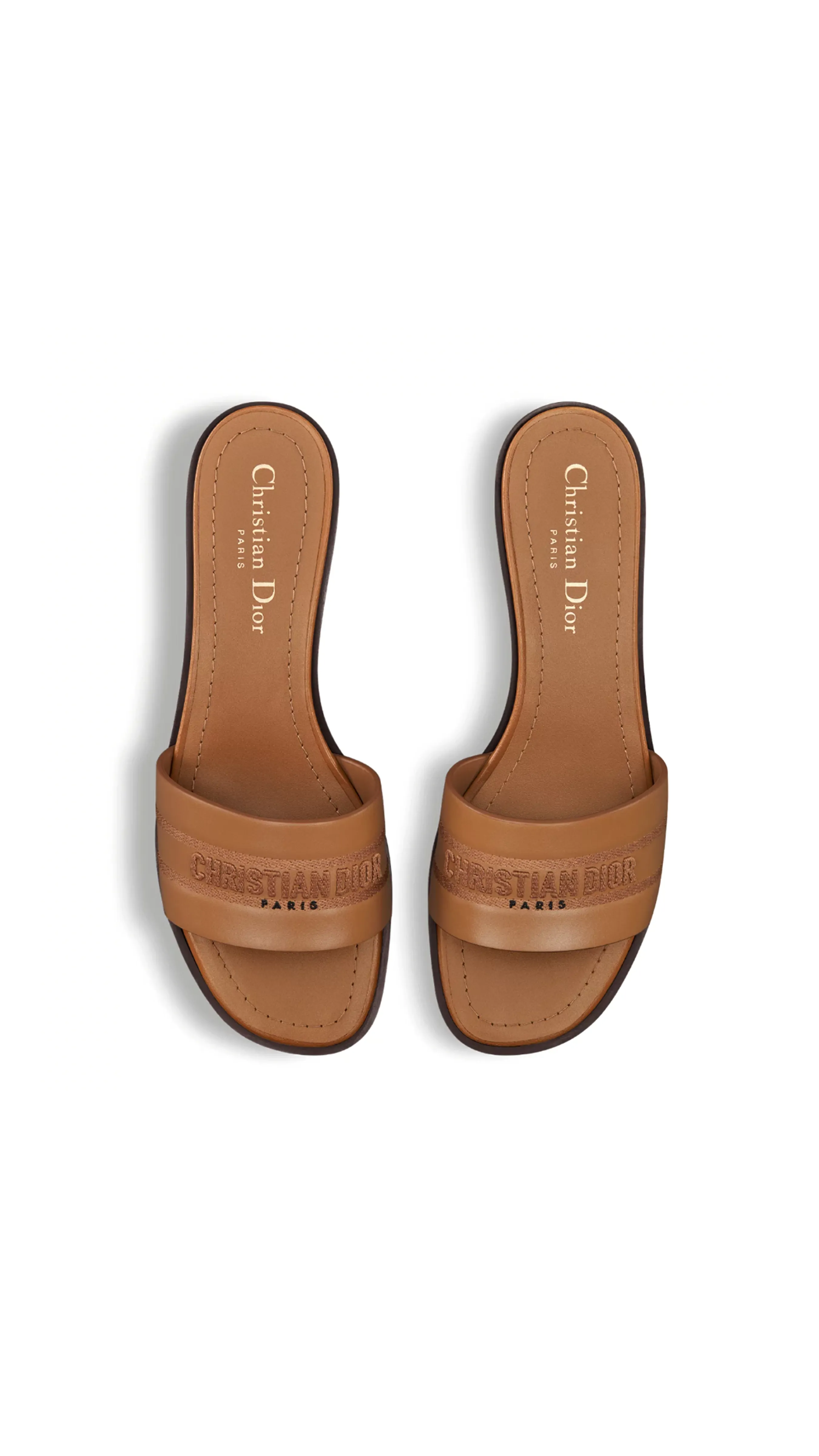 Dway Heeled Slide - Camel