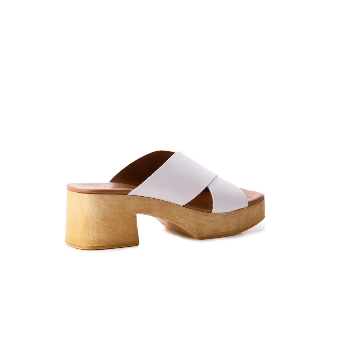 Esmée White Leather