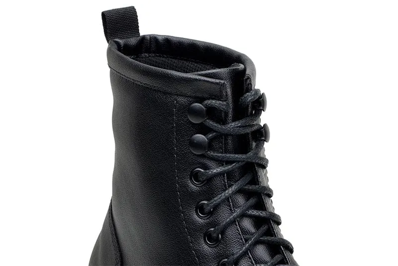 Everyday Unisex Vegan Corn Leather Boots | Black
