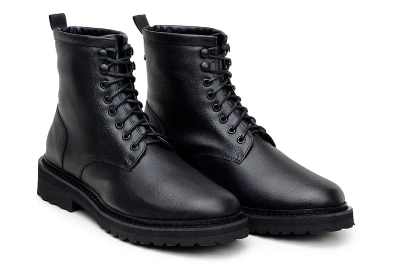 Everyday Unisex Vegan Corn Leather Boots | Black