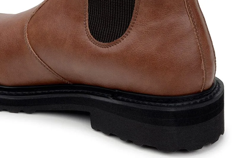 Everyday Unisex Vegan Leather Chelsea Boots | Brown