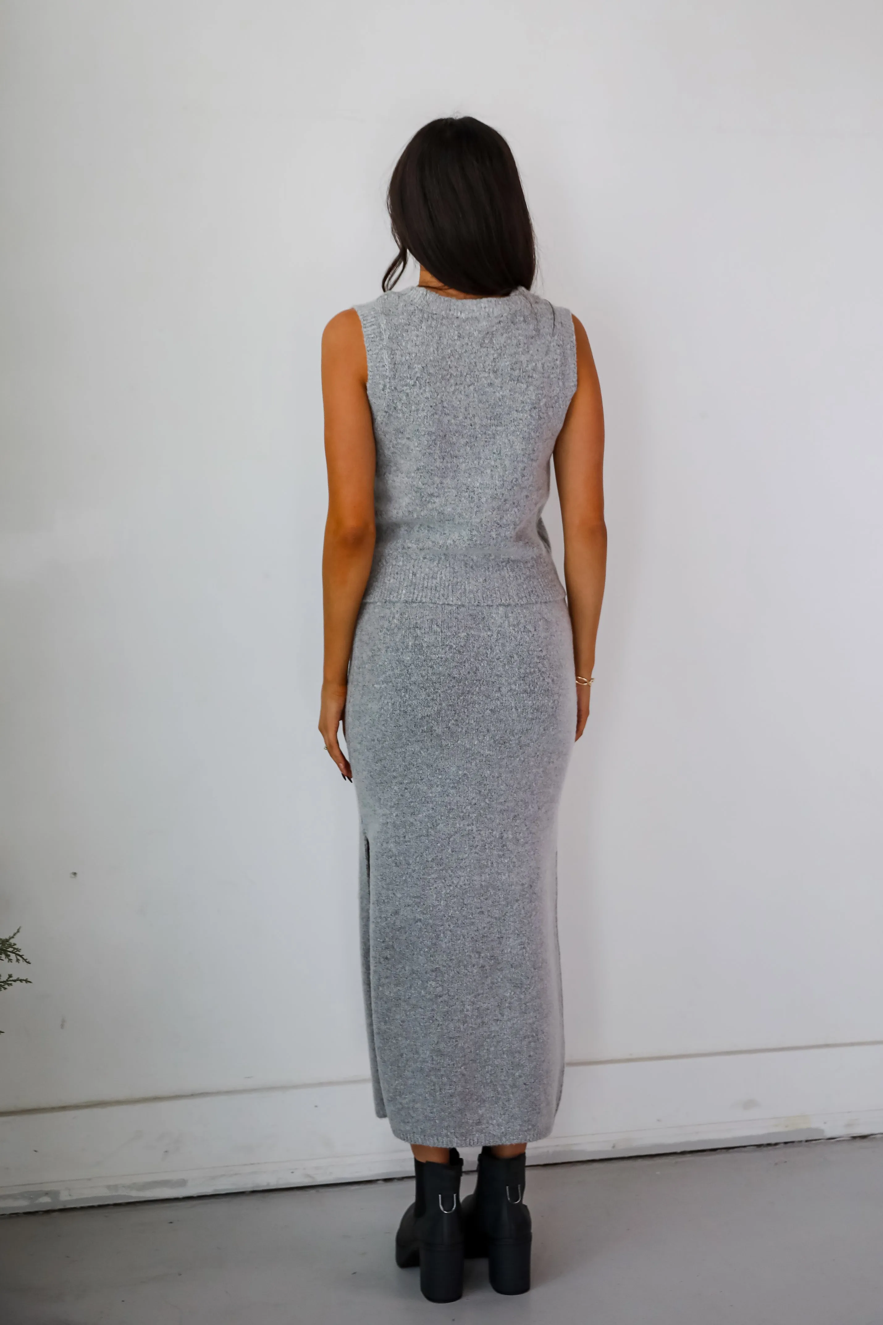 FINAL SALE - Cozy Choice Sweater Maxi Skirt - DOORBUSTER
