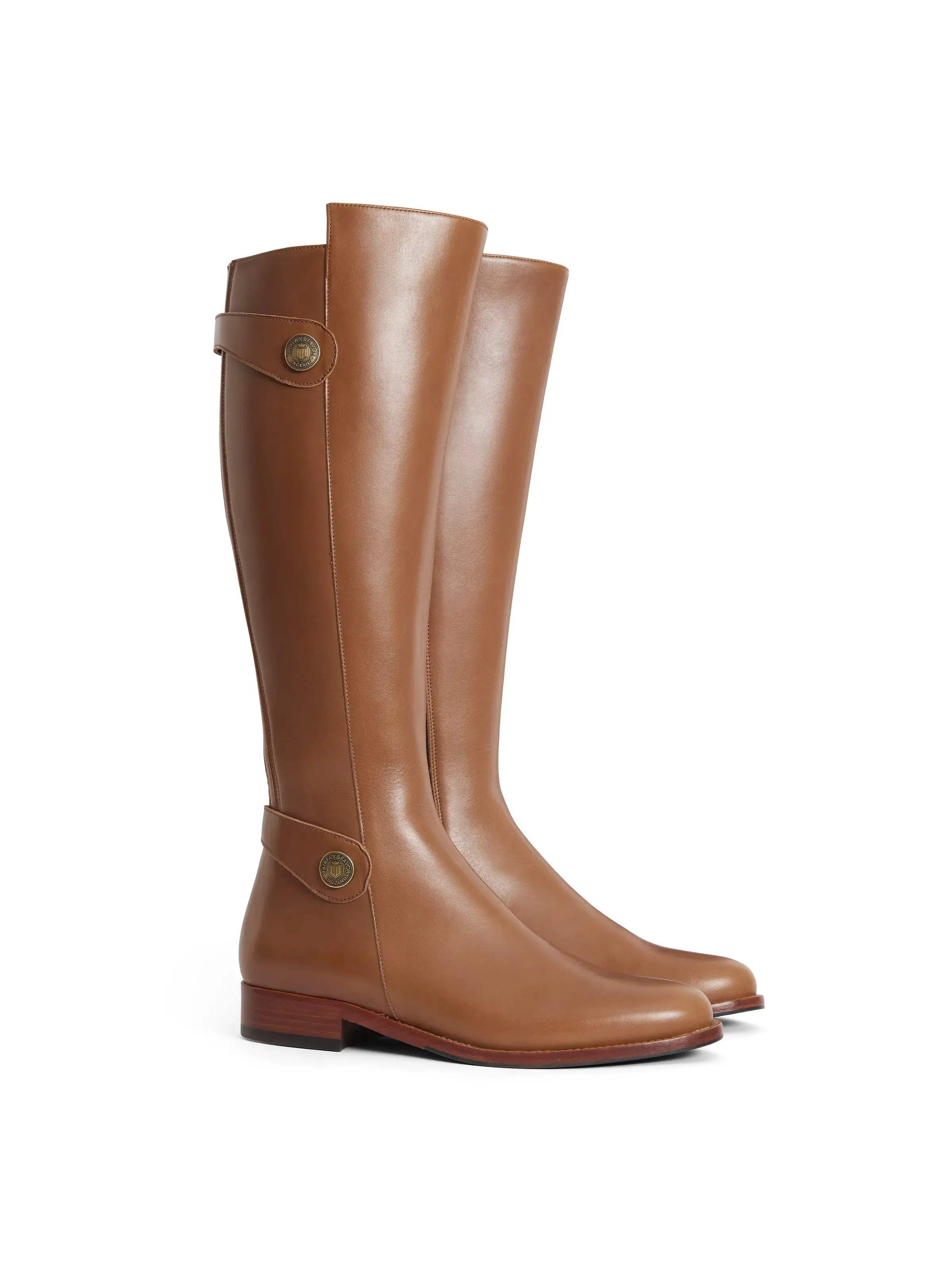 Flat Upton - Tan Leather