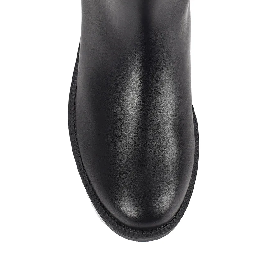 Garfield Wide Calf Tall Boot - Black