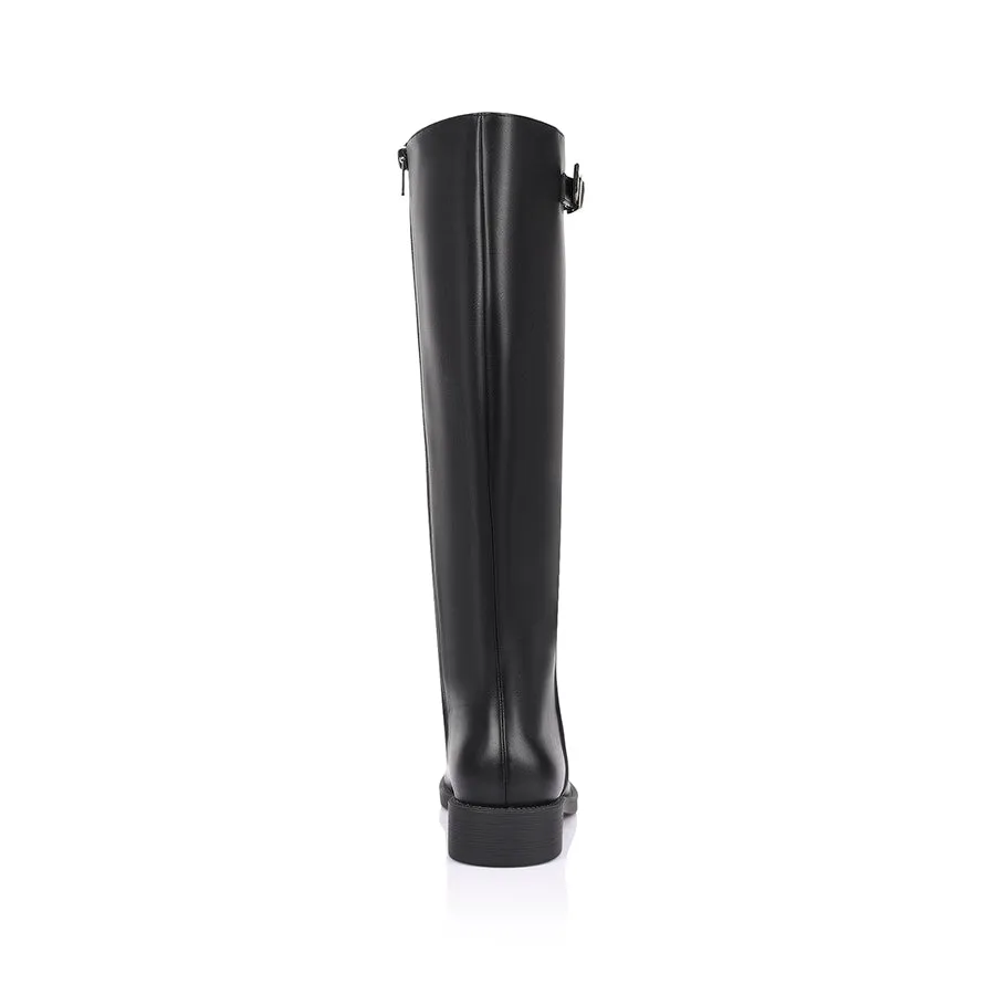 Garfield Wide Calf Tall Boot - Black