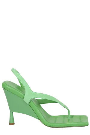 GIA BORGHINI Square Toe Heeled Sandals