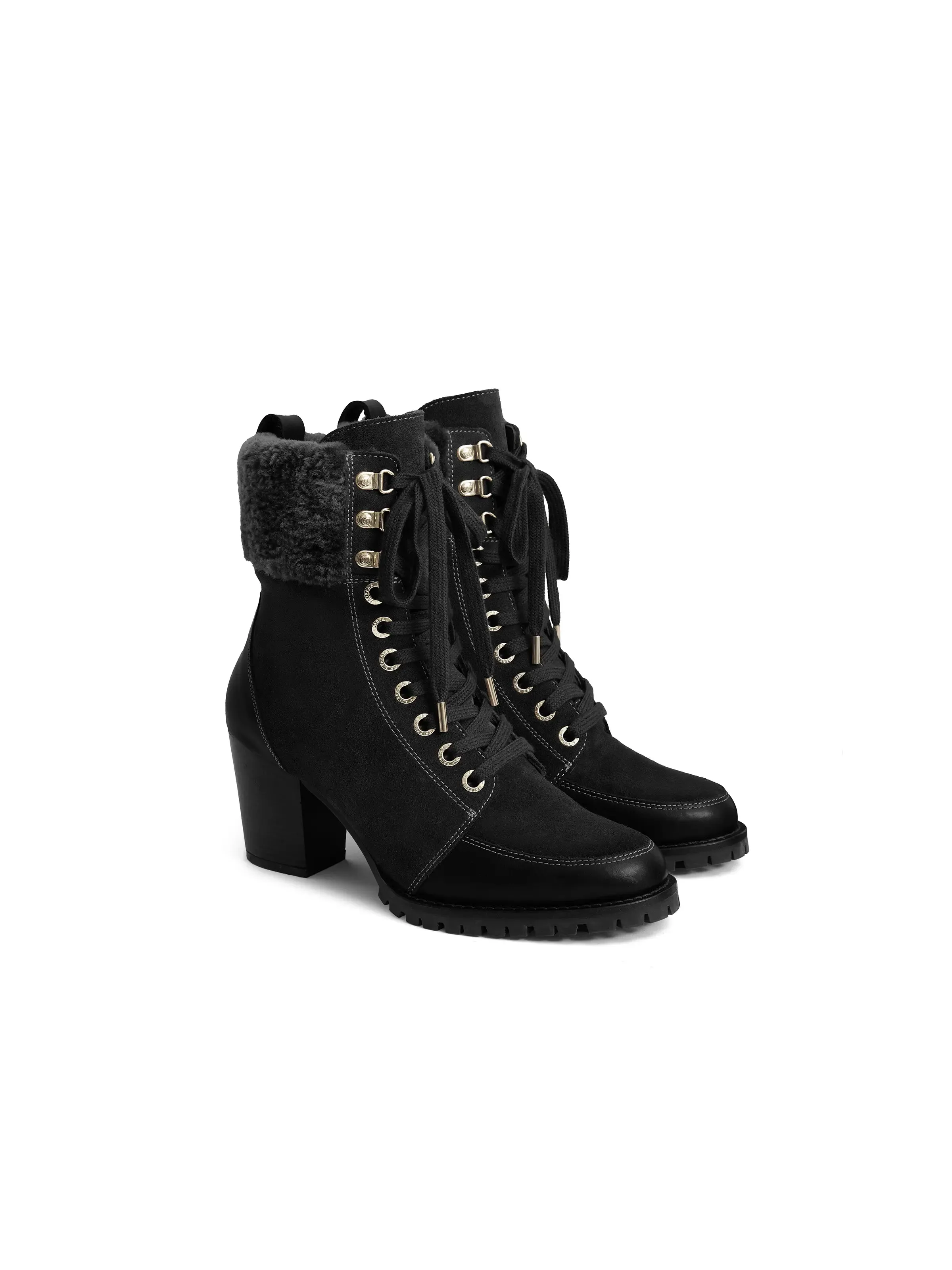 Heeled Uxbridge - Black Suede