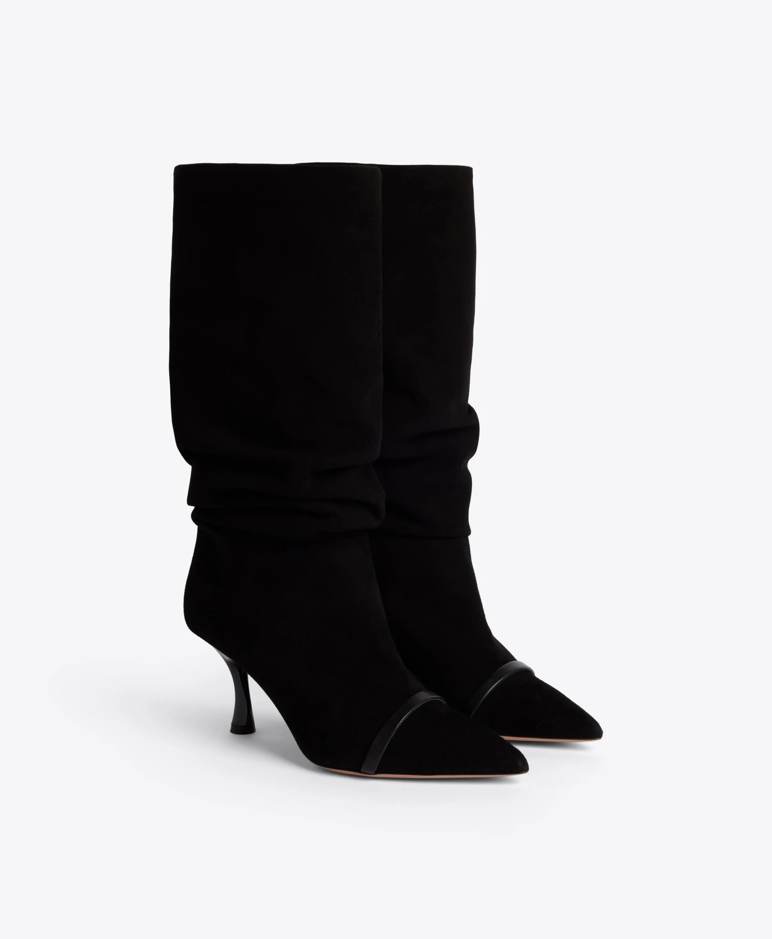 Isley 70 Black Suede Tall Boots