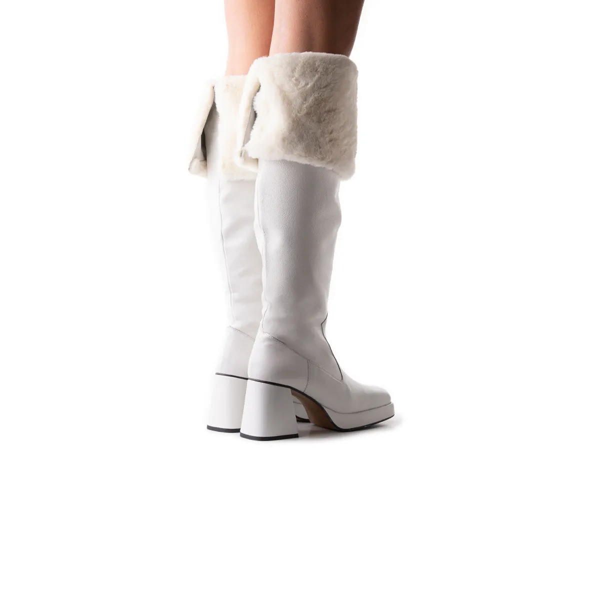 Jesse White Leather
