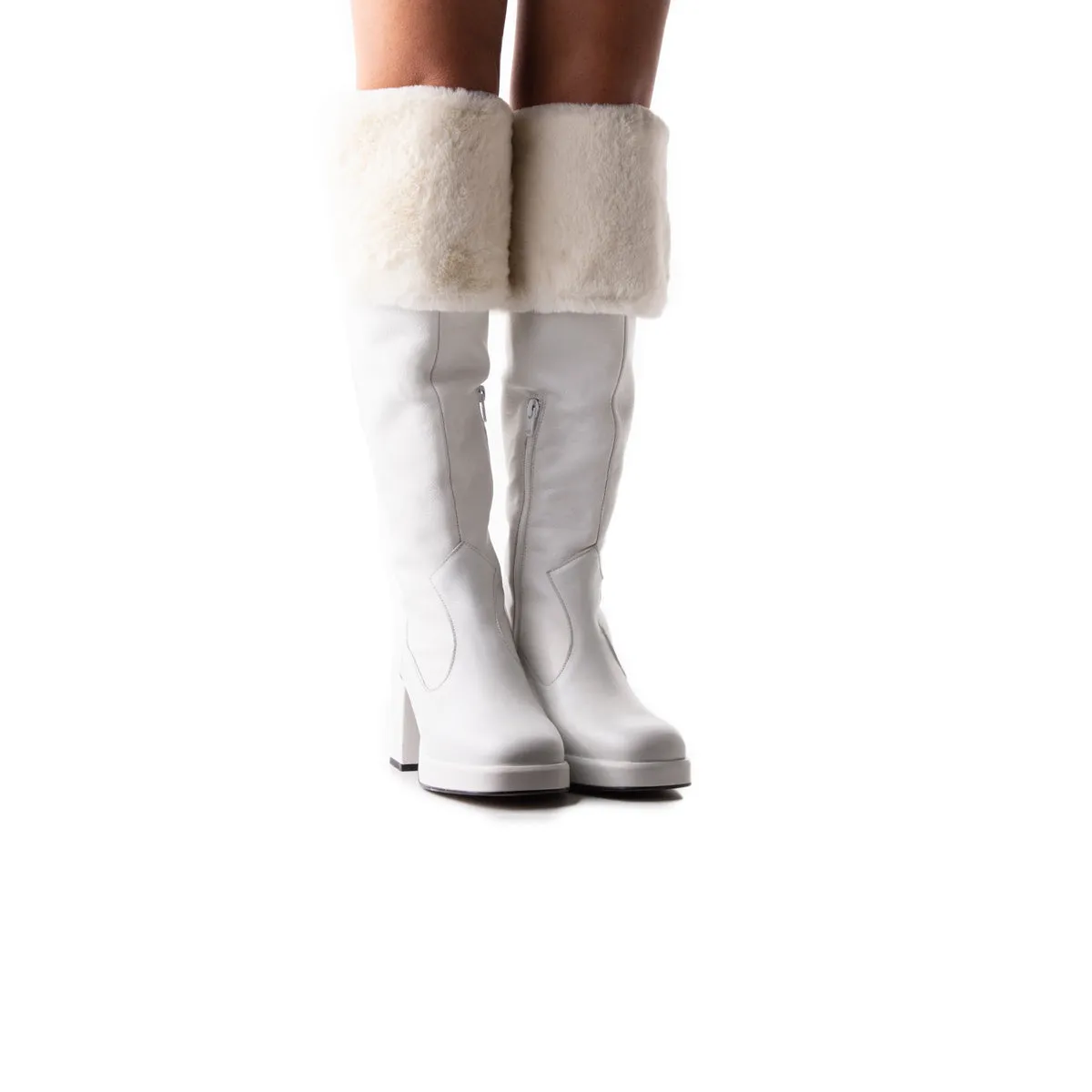 Jesse White Leather