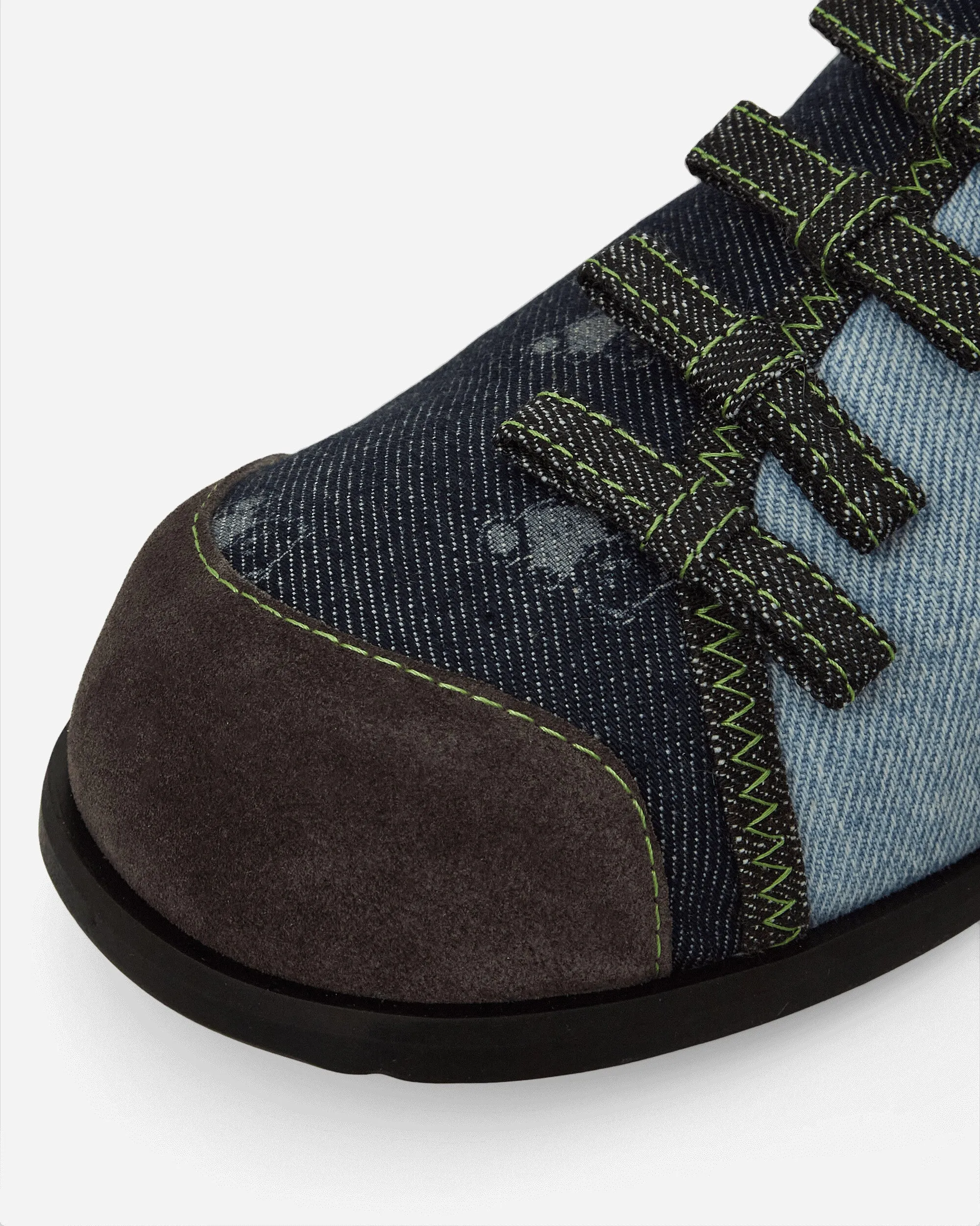 Jessie Teddy Denim Sandals Blue