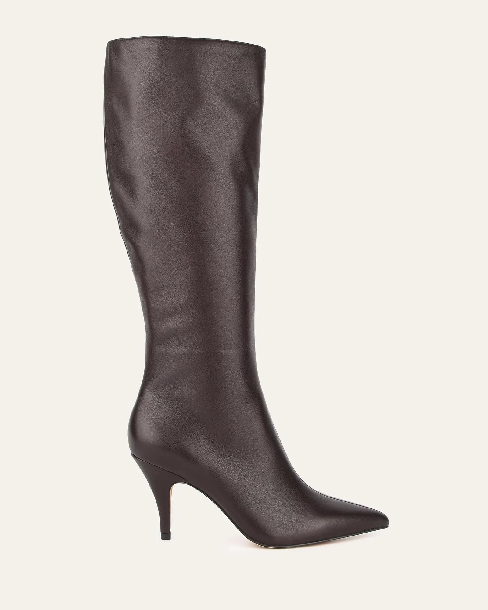 LOTUS KNEE BOOTS BITTER CHOC LEATHER