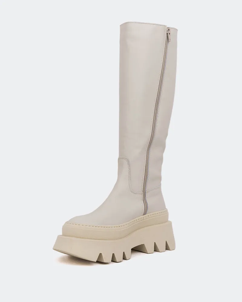Mahone Beige Leather