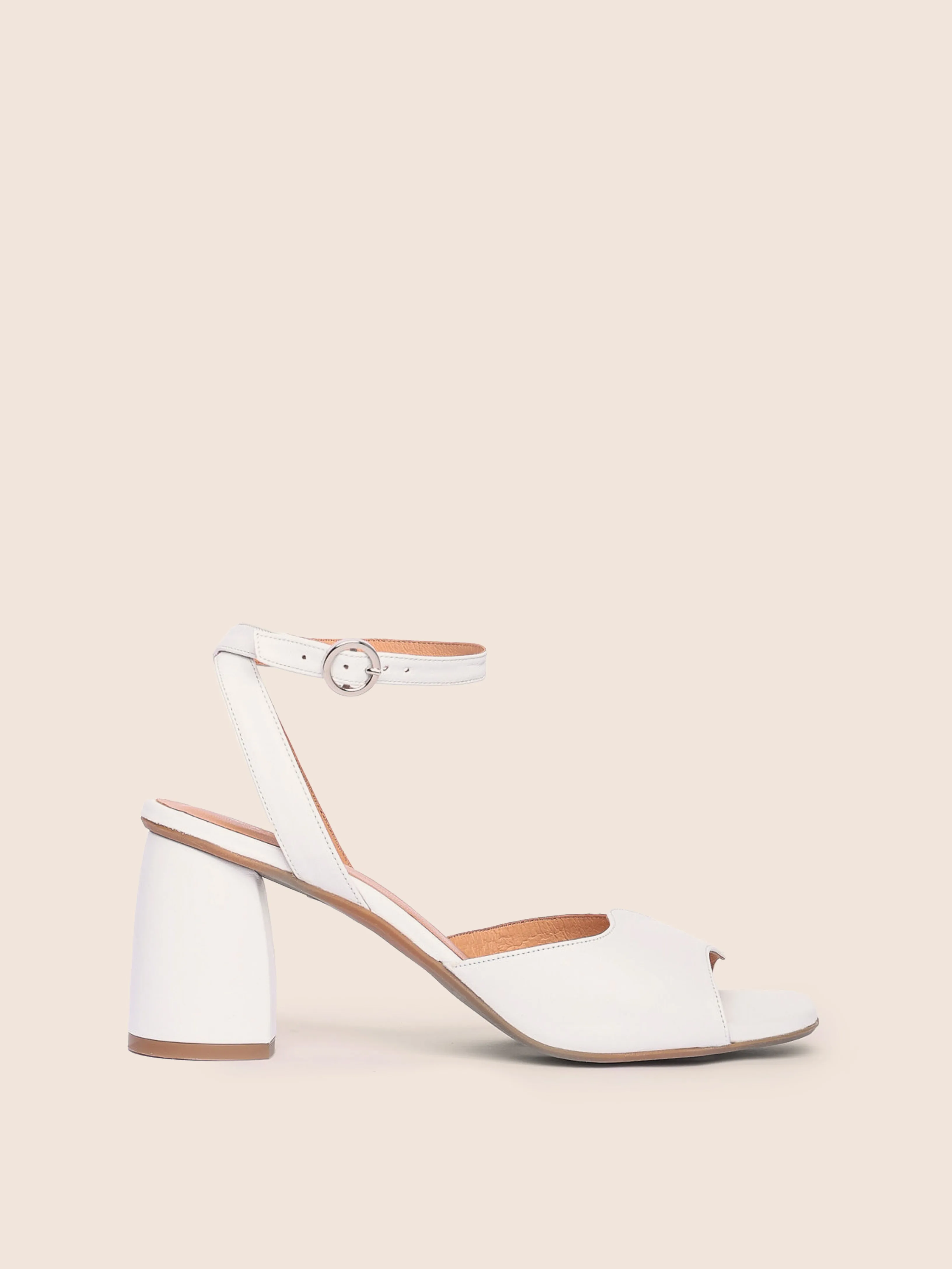 Malaga White Heel