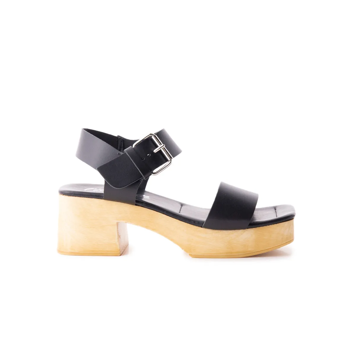 Marion Black Leather
