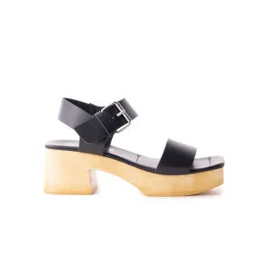 Marion Black Leather