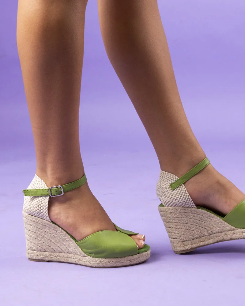 Marzia Green Leather