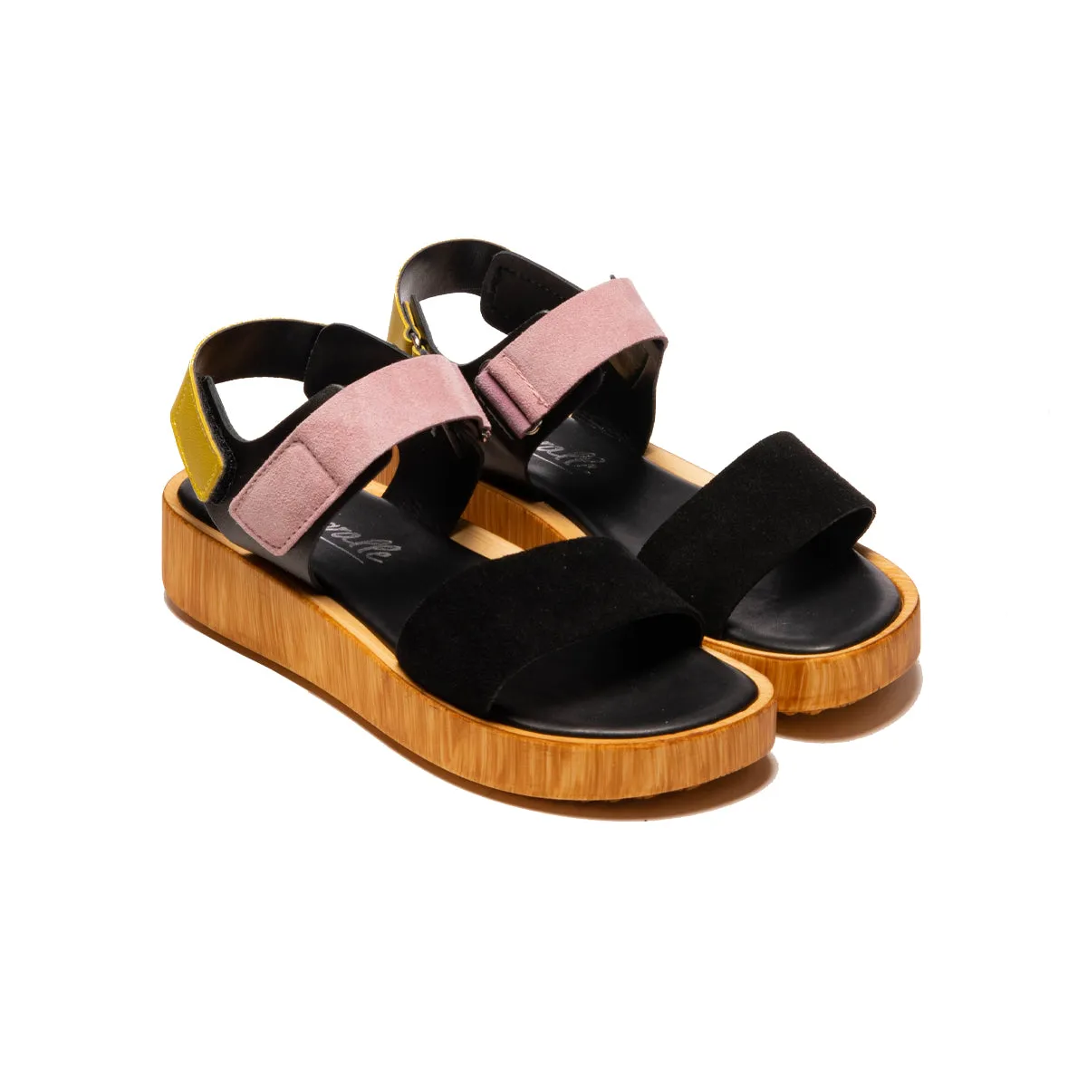 Mist Black Multi Suede