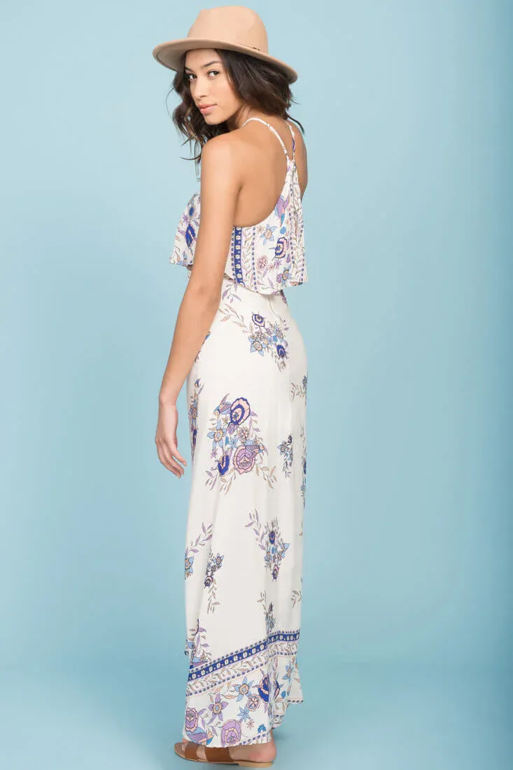 Monday cutout Maxi Dress Purple