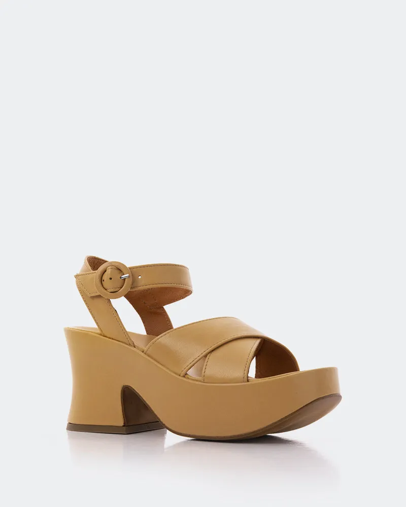 Nerissa Camel Leather