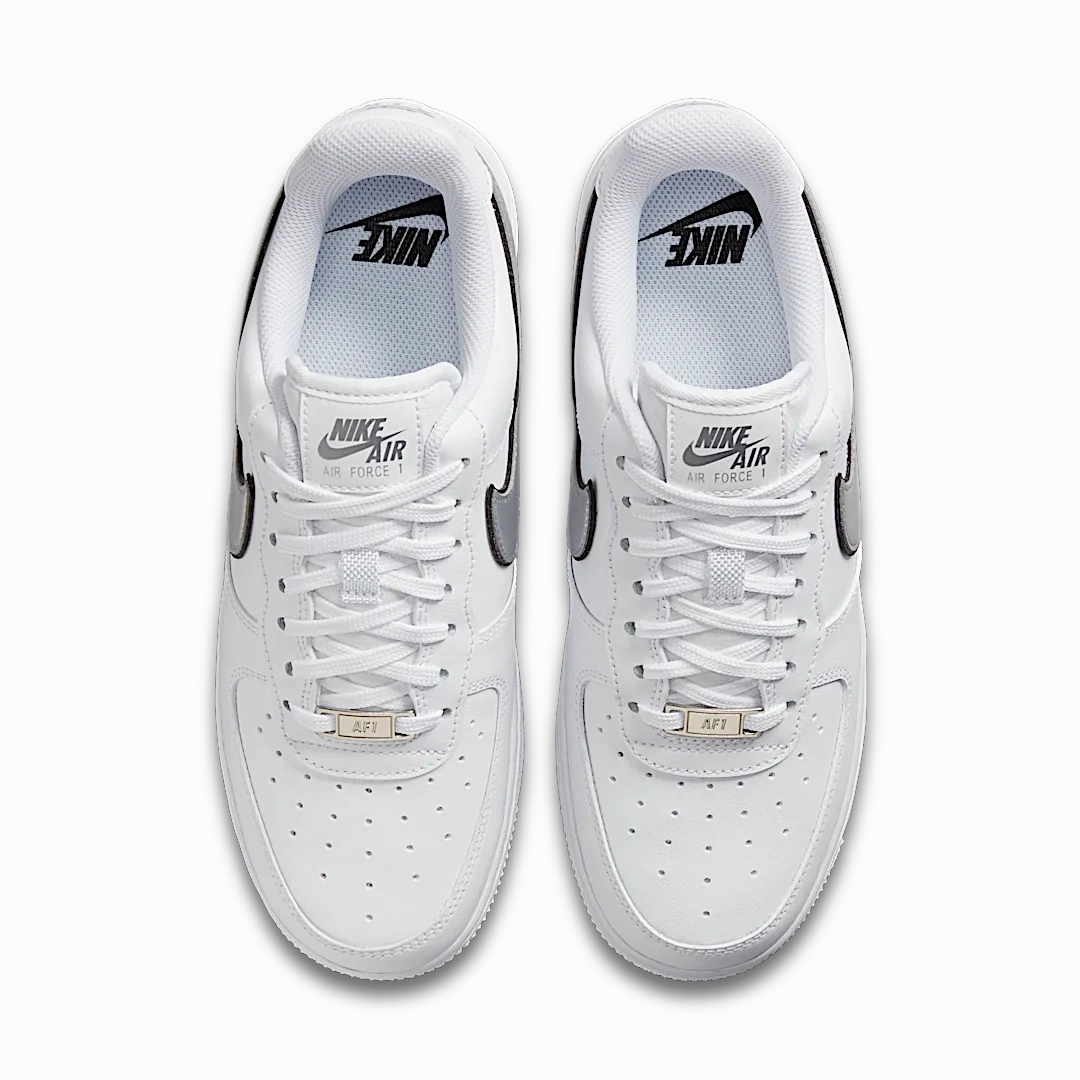 Nike Air Force 1 Low '07 Essential White Metallic Silver Black